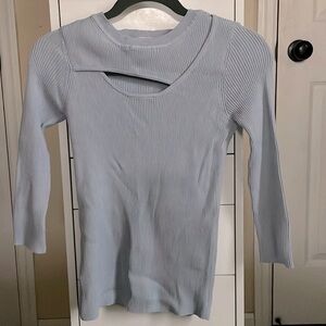 New Carmen Marc Valvo Cut Out Sweater | Size S